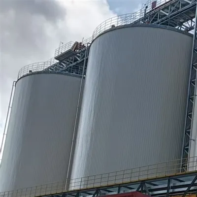 Silos z płaskim dnem